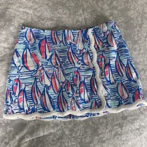 Lilly Pulitzer Red Right Return skort